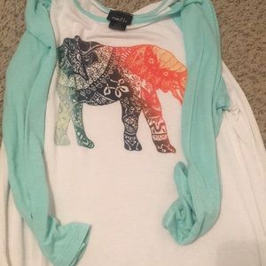 Multicolor Elephant Blouse